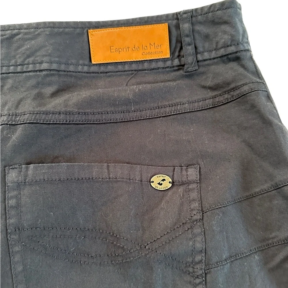Esprit De La Mer Jeanne Marine Mini Skirt Size 42